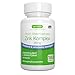 Produktbild Zink Chelat 25mg, Zink Tabletten hochdosiert mit Kupfer, Zink Bisglycinat & Zinc Picolinate für gesunde Haut, Immunsystem, und Zellgesundheit, Clean Label, 180 Tabletten, von Igennus