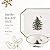 Spode Christmas Tree Rectangular Tray with Dipping Dishes, 4 Piece Holiday Serveware Set - Dip Bowls for Sauces, Nuts, Candy, Condiments - Fine Earthenware, Dishwasher Safe - Entertaining Essential