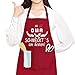 Shoppawhile Oma Geschenk Oma Geburtstagsgeschenk Muttertag Weihnachten Geschenk Oma Schürze Lustig Küchenschürze Damen
