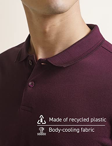 DAMENSCH Men’s Regular Fit Half Sleeve Polo T-Shirt | 3 Button Polos for Men
