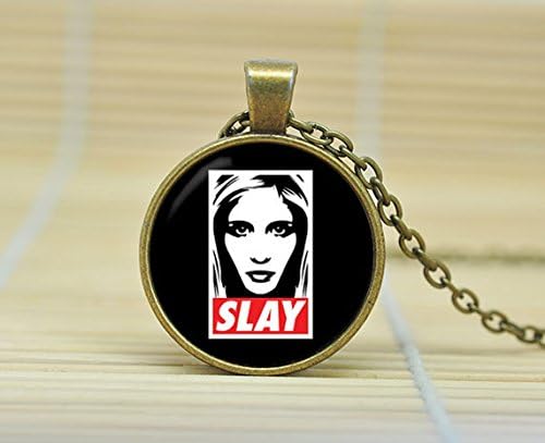 ArtShop Buffy The Vampire Slayer Inspired Necklace Jewelry Glass Cabochon Necklace A4249