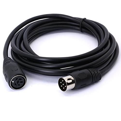 Cable Extensor Conector DIN 6 Pines Macho a Hembra 3M miniatura 4
