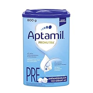 Aptamil Pronutra PRE – Anfangsmilch von Geburt an, Mit DHA, Nur Laktose, Ohne Palmöl, Babynahrung, Milchpulver, 1x 800 g