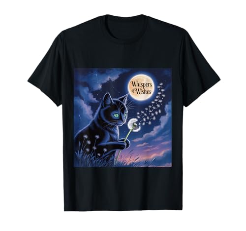 Mystical Night Sky Cat with Dandelion T�V���c