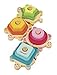Janod I Wood Stackable Turtles - 12 Pieces - Ages 18 Months + - J05337