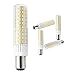 Produktbild Tech Arts B15D LED Lampe, 10.5W 1250 Lumen, 3000K Warmweiß Kein Flackern LED Leuchtmittel, Dimmbar 360 Grad Winkel, Ersatz 120W B15D Halogenlampe(1er Pack)