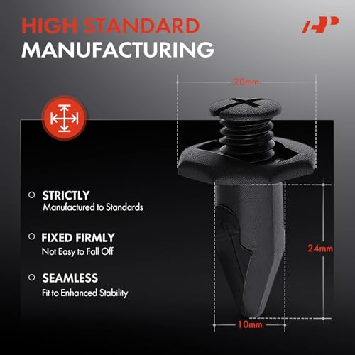 Sujetadores de parachoques tipo tornillo para mantener tu Honda impecable 3