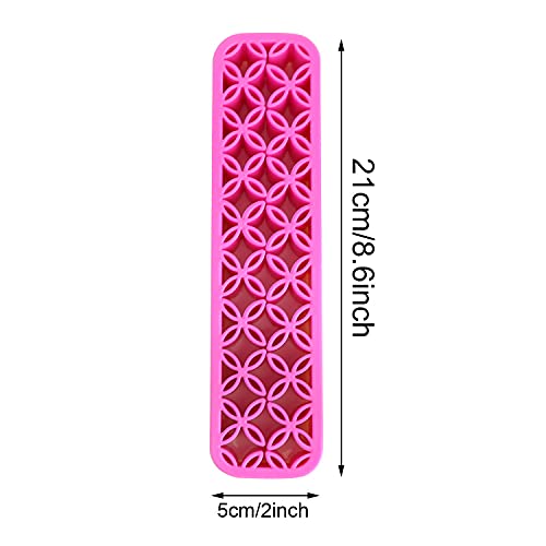 Nx Garden Brush Storage Box Sew Desktop Organizers Diamond Painting Pen Holder Sewing Craft Tool Holder, Rose Red #TOP2