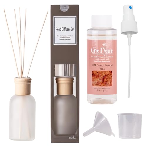 [Une Fleur] ���k�t���[�� ���[�h�f�B�t���[�U�[ 2WAY �X�^�[�^�[�Z�b�g ���h (���Y 100ml) �y�X�v���[ & �u���^�z �A���}�f�B�t���[�U�[ ���[���t���O�����X �F���� �M�t�g