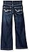 Wrangler Girls’ Western Boot Cut Jean, Dark Wash, 14 SLIM