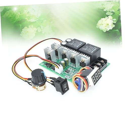 Controlador ajustable PWM 40A Angoily regulador de voltaje corriente continua para motor eléctrico 6