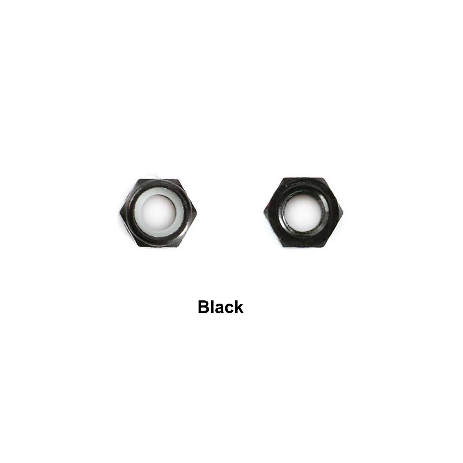 10 pz alluminio nylon dado di bloccaggio m2 m2.5 m3 m4 m5 m6