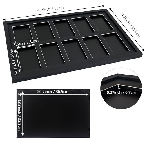 Image of FramePro PSA Graded Card Display Frame, Wall Mount Baseball Trading Card Display Case ONLY fit for PSA Slabs, Display for Basketball Football Hockey Pokemon MTG Yugioh Cards 10 PSA