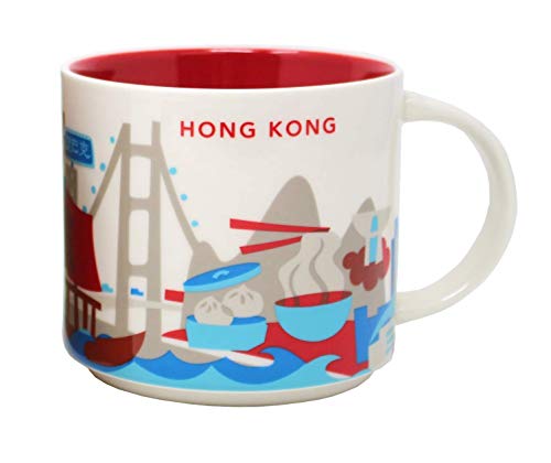 Taza de Cerámica Starbucks Hong Kong 14 Oz miniatura 1