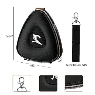 Maxjaa PU Leather Guitar Pick Holder Case Case with Lanyard and Net Bag, Guitar Pick Holder with 20 Pcs Diverses… - Les Beatles, Paul McCartney, John Lennon, RIngo Starr, George Harrison Maxjaa PU Leather Guitar Pick Holder Case Case with Lanyard and Net Bag, Guitar Pick Holder with 20 Pcs Diverses… – Image 3
