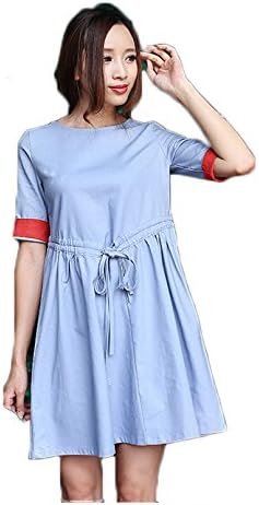 Amazon Co Jp レディース古着ワンピース 夏ワンピース 上品 ナチュラル リンネル シャツワンピ 服 レディース ナチュリラ ワンピ 半袖 森ガール 大人カジュアル 夏ワンピ 細身 かわいいワンピース 服 ファッション小物