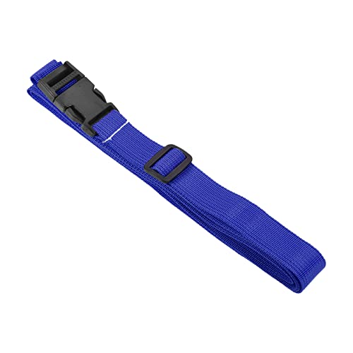 Image of M METERXITY 1 Pack Luggage Straps- Travel Baggage Accessories Adjustable Suitcase Belt with Quick Release Buckle, Apply to Travel (2 Meters, Blue)