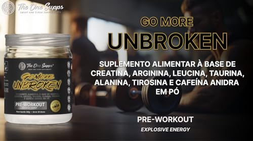 Pré Workout GO MORE UNBROKEN 360G (LIMÃO) - The One Supps