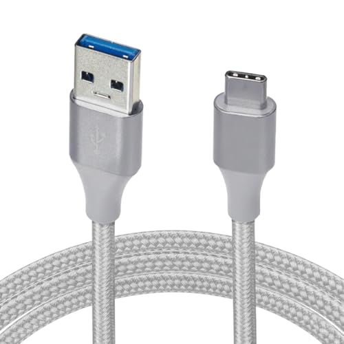 Primero Basics USB C Cable 6 ft, USB C to USB A Fast Charging Cable, Long Braided Type C Charger Cord for Android Phones, Tablets, Power Banks, USB-C Devices