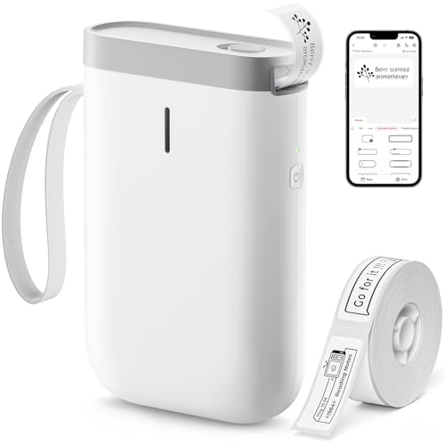 Image of NIIMBOT Label Maker Machine D11 Label Printer Portable Wireless Connection Multiple Templates Available for Phone Easy to Use Office Home Organization USB Rechargeable