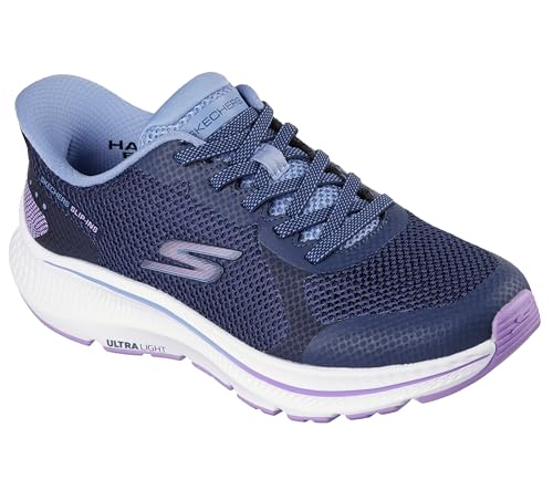 Skechers Baskets Go Run Consistent 2.0 Captiva pour Femme, Bleu Marine, 40 EU