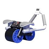 Rueda para abdominales Core Exercise Dual Round Roller para el gimnasio en casa, equipo de fitness para brazos, piernas, espalda, glúteos, abdomen, pecho...