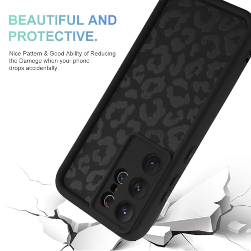 Image of Compatible with Samsung Galaxy S21 Ultra Case, Black