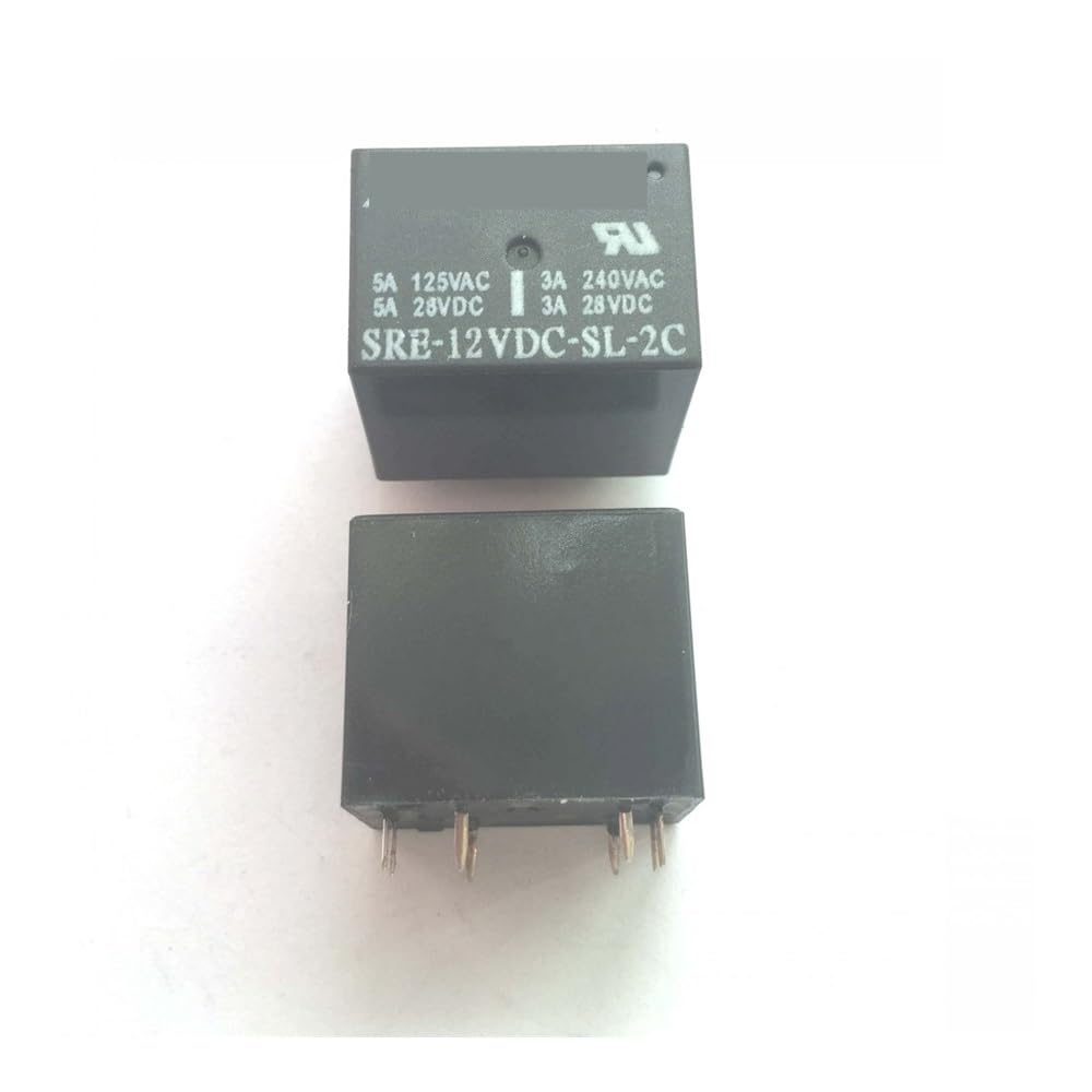 SMGLRUEAT 10PCS Power Relays SRE-12VDC-SL-2C 12V 3A 240V 8PIN Relay and Relay