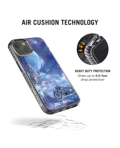 Image of DailyObjects The Space Odyssey Stride 2.0 Magnetic Case Cover Compatible with iPhone 15 | Wireless Charging Slim Back Cover | 2 Layer Edge Protection & Shockproof