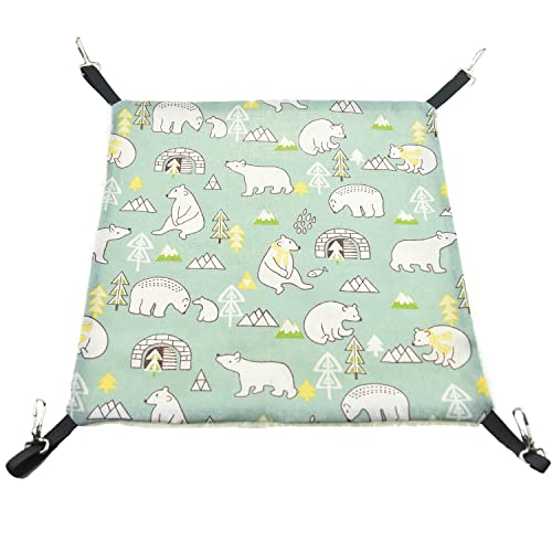 Fladorepet 3 Pieces Guinea Pig Rat Cage Hammock Small Animal Hanging Bed For Ferret Sugar Glider Chinchilla Puppy And Cat (13.7 * 13.7Inch, 3 Packs) #TOP6