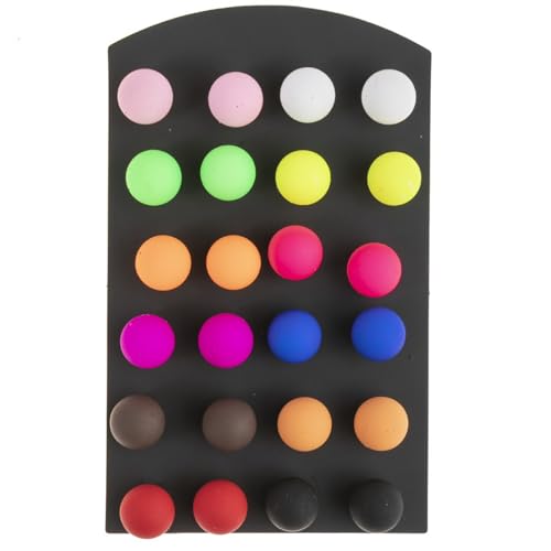 Dreuyet 9 Pairs Large Heart Earrings for Women Macaron Candy Solid Color Big Love Acrylic Geometric Stud Valentines Day Gifts