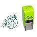 Produktbild Trodat Olchi Junge Stempel für Kinder, Stempelset zum spielerischen Händewaschen  1 Motiv, Sprachneutral, Selbstfärbend, dermatologisch getestet, 20 x 20 mm, Abdruck Grün, inklusive Stempelpass