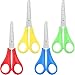 4 Stücke Kinder Sicherheit Schere Vorschule Ausbildung Schere Kunststoff Griff Handgefertigte Schere für Sammelalbum Kunst DIY Handwerk Kinder Studenten Unterrichten Gefälligkeiten