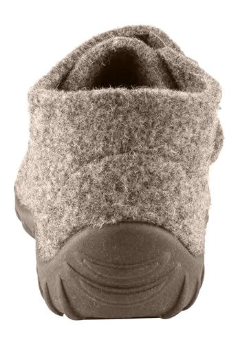 Hausschuh Uni, Girls Smooth Shoes, Brown, 26 EU, brown, 26 EU4