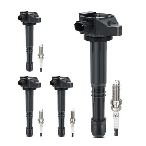 Image of UF712 Ignition Coil & 93501 Double Iridium Spark Plug For 15-19 Honda CR-V | 2013-2017 Honda Accord /2015-2017 Acura TLX,2016-2020 Acura ILX L4 2.4L Replaces# GN10732, C-867, 305205A2A01, 36-8259