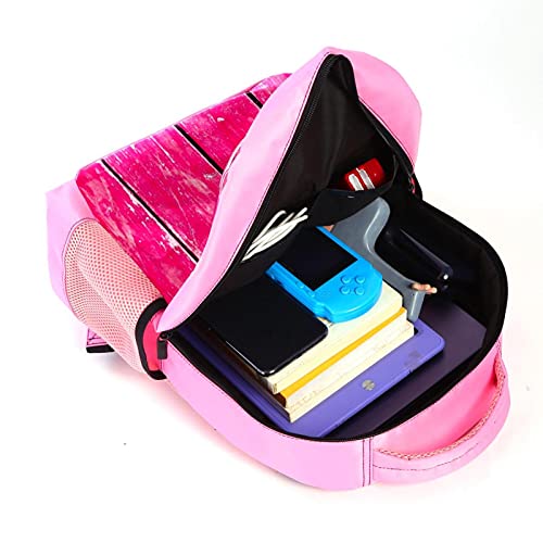Sac à dos pour garçon motif rayures oignons rose idéal sorties - 5