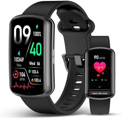 2026 Smart Watch Fitness Tracker for Men Women, 1.47″ HD Curved S...