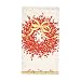 Entertaining with Caspari Pepper Berry Guest Towels, Red, 15-Pack