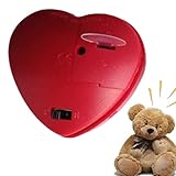 Mini-Diktiergerät – Aufnahmetaste | Diktiergerät Ornament – Junge Mädchen Zuhause Klassenzimmer Urlaub Anlässe Weihnachten Valentinstag Gedenkspaß Gadget