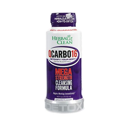 Herbal Clean Detox Cleanse, Premium Same-Day Detox, Grape Flavor, 16 Fl Oz