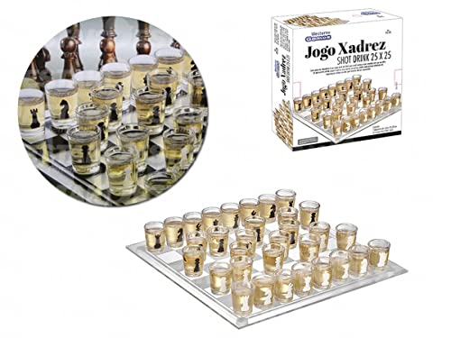 JG XADREZ SHOT DRINK 25X25CM