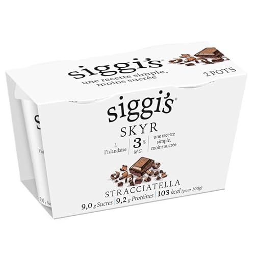 Siggi's Skyr 3% M.G. À L'islandaise Stracciatella 2x140g