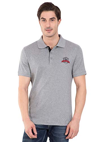 Image of Jockey Men Cotton Blend Solid Regular Fit Sport Polo T-Shirt