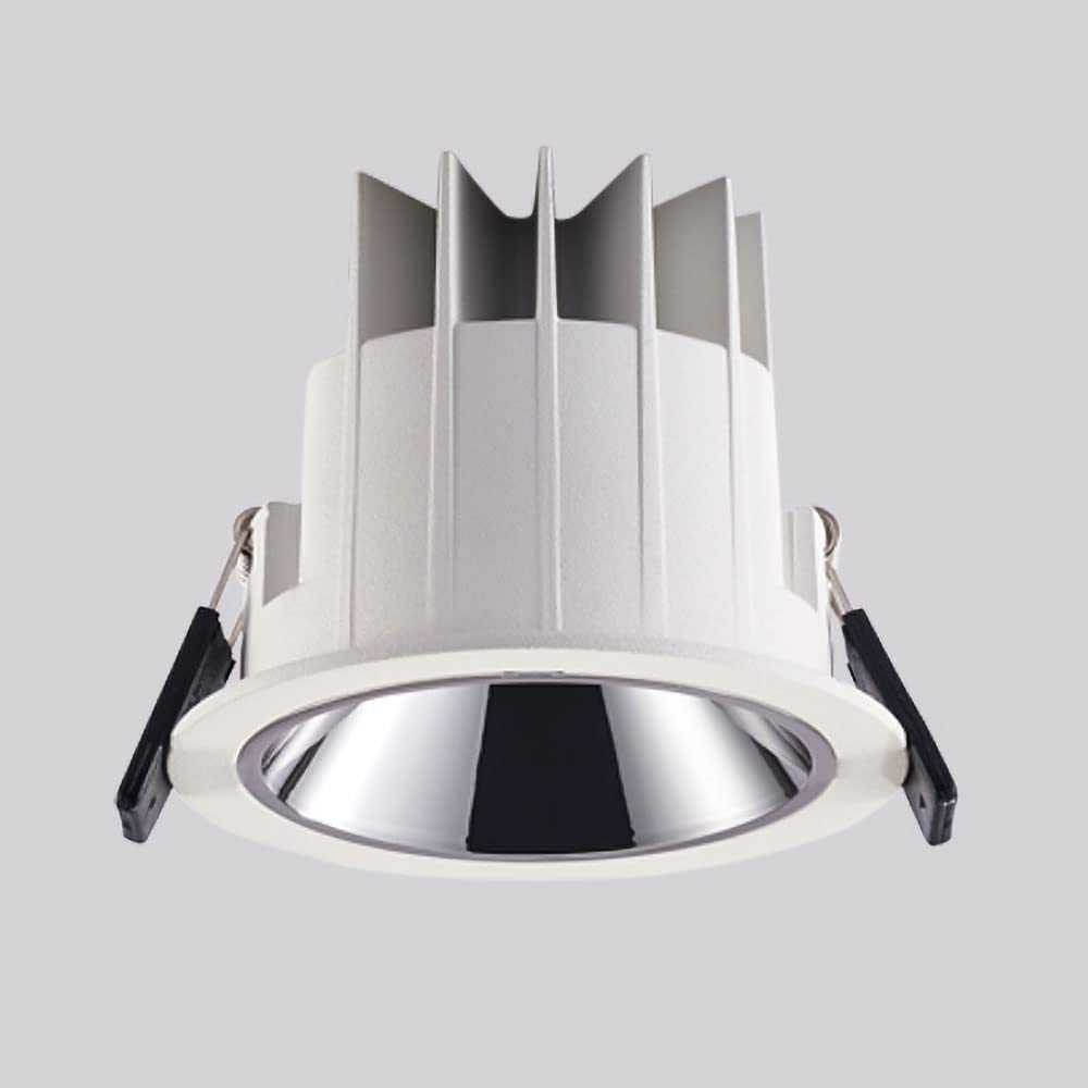 Projecteurs anti-buée étanches à Led avec finition argent durable pour plafond - 6