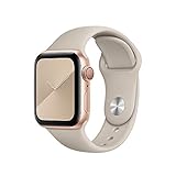 Pulseira silicone compativel para Apple watch e Iwo premium (Bege 38/40mm)