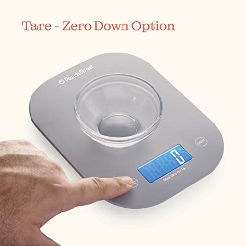 Digital Kitchen Food Scale - Lcd Display Weight In Grams, Kilograms, Ounces, Fl Ounces, Milliliters, And Pounds Perfect For Precise Measurements, Baking, Cooking, Meal Prep, Weight Loss, #TOP4
