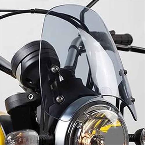 Déflecteurs de vent pour Ducati Scrambler 2015-2019 avec support de fixation noir