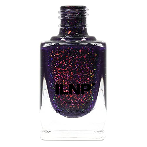 Image of ILNP Jinx - Deep Purple Jelly Shimmer Nail Polish
