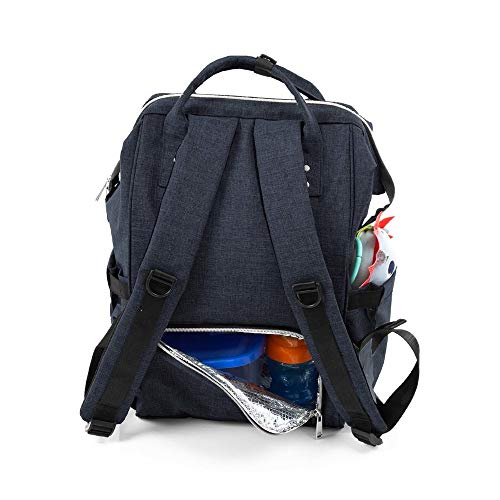 Cosco Kids, Mochila Multifuncional Peggy, Azul Mescla