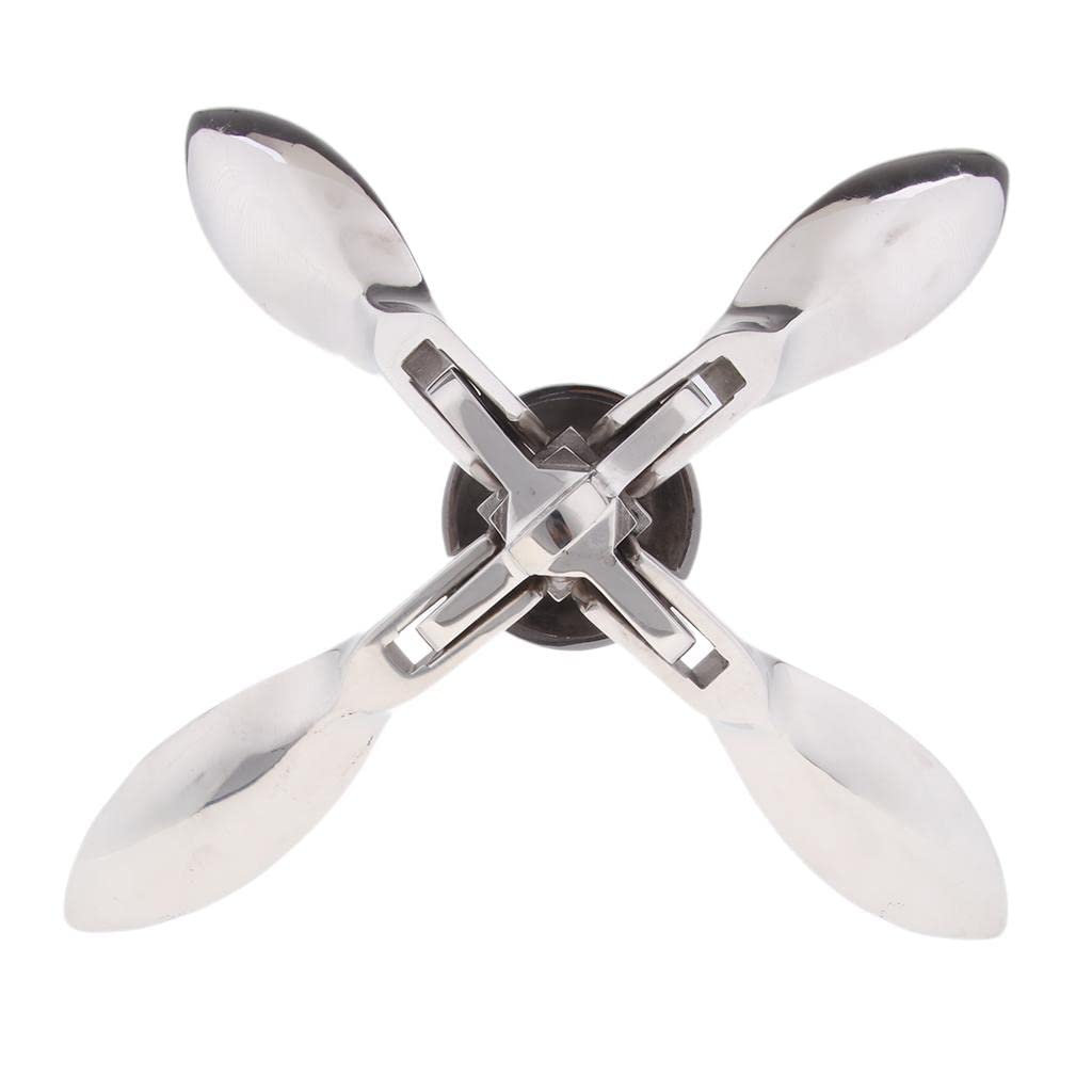 Anclajes Plegables de Acero Inoxidable de 1,5 Kg/3, para Barcos Y Kayaks.